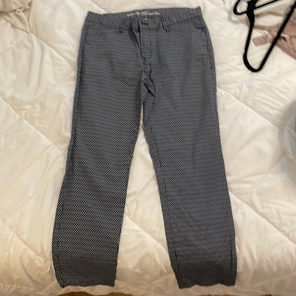 Gap khaki navy pants with white dots - size 4